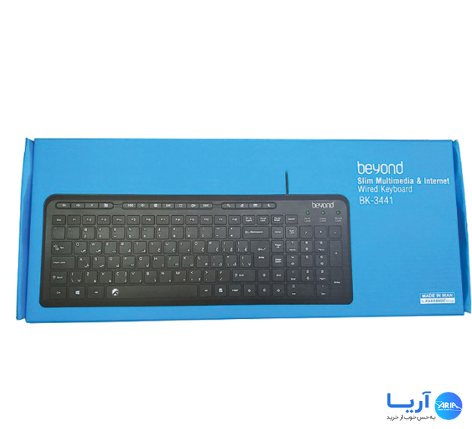 قیمت و خرید کیبورد باسیم بیاند مدل BK-3441 | فروشگاه آریا